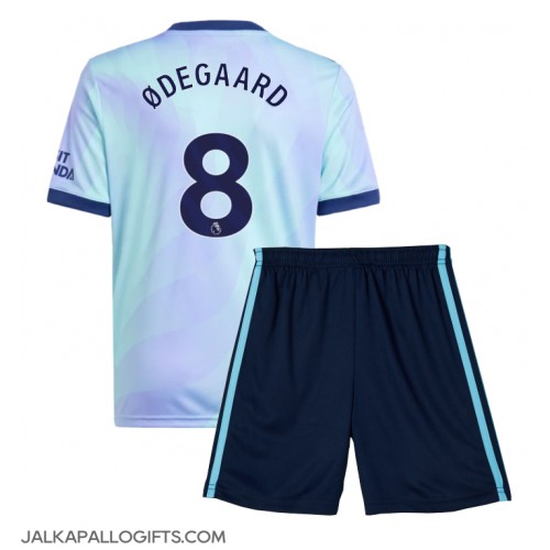 Arsenal Martin Odegaard #8 Kolmas Peliasu Lasten 2024-25 Lyhythihainen (+ Lyhyet housut)